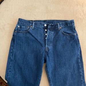 Men’s Levi’s 501 Relaxed Fit Jeans, Size 35/30